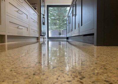 Polished concrete floor in Croydon Estate