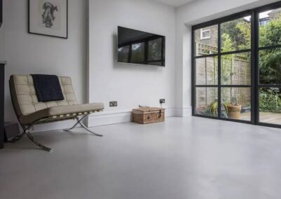 microcement lounge in Stellenbosch