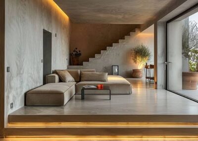 Microcement lounge in Paarl
