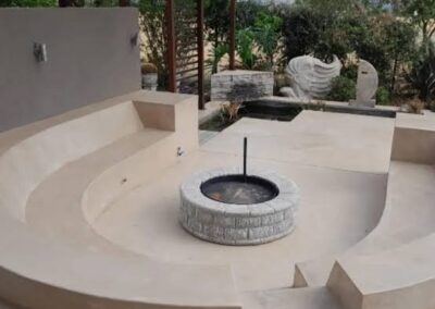 Outdoor entertainment area croydon estate