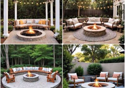 Portfolio of outdoor entertainment areas
